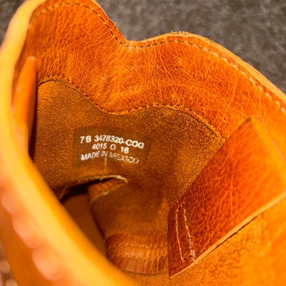 Frye short cognac colored boots - Picture 6 of 7